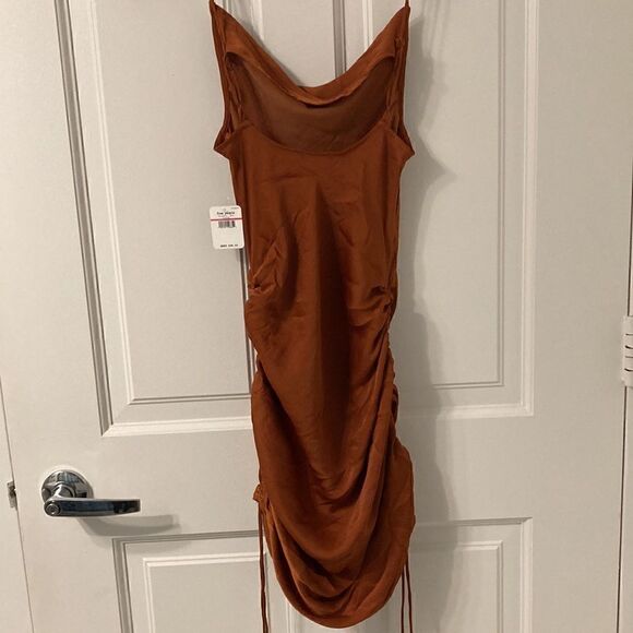 NWT Free People Day To Night Adjustable Slip Dress in Cinnaber. Size XXS. - Picture 6 of 9